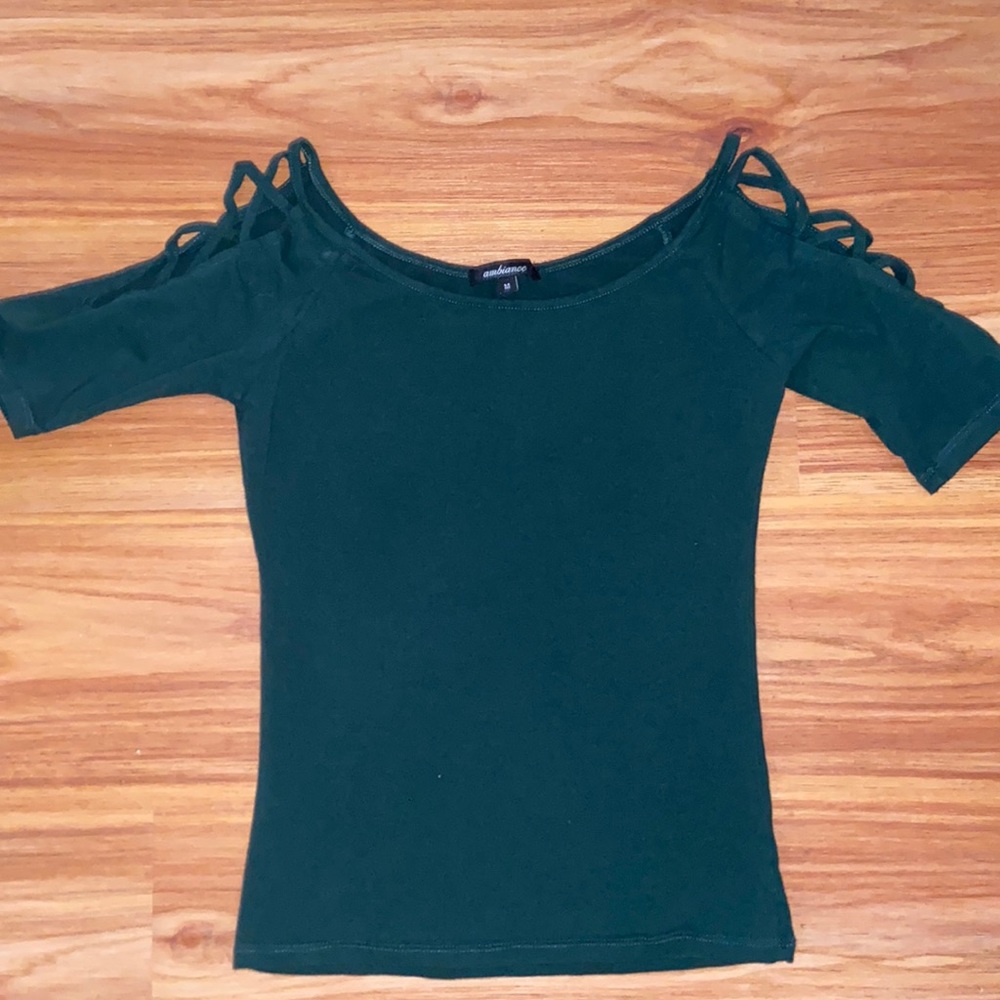 Dark green top